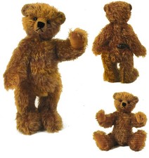 Teddy Bear Toy Sewing Pattern Jointed 24cm Tall Bashful Bart Susan Davies
