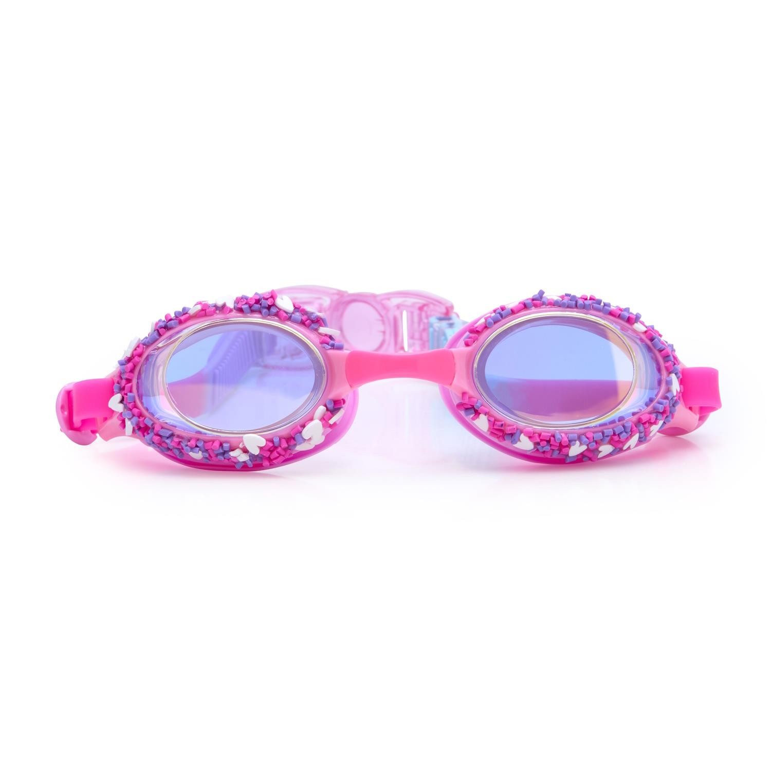 Kids Swimming Goggles Anti Fog UV Protection Silicone Bling2o Pink Spinkles