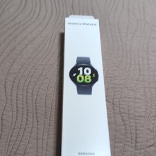 Samsung Galaxy Watch5 44mm Black Case Blue Band Fitness Tracker