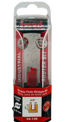 Freud Diablo 5/8 in. x 3/4 in. Double Flute Straight Router Bit