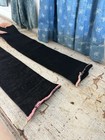 Circa 1920's  Pennsylvania  Amish  Child Wool Long Stockings Black Peach Green — photo 8