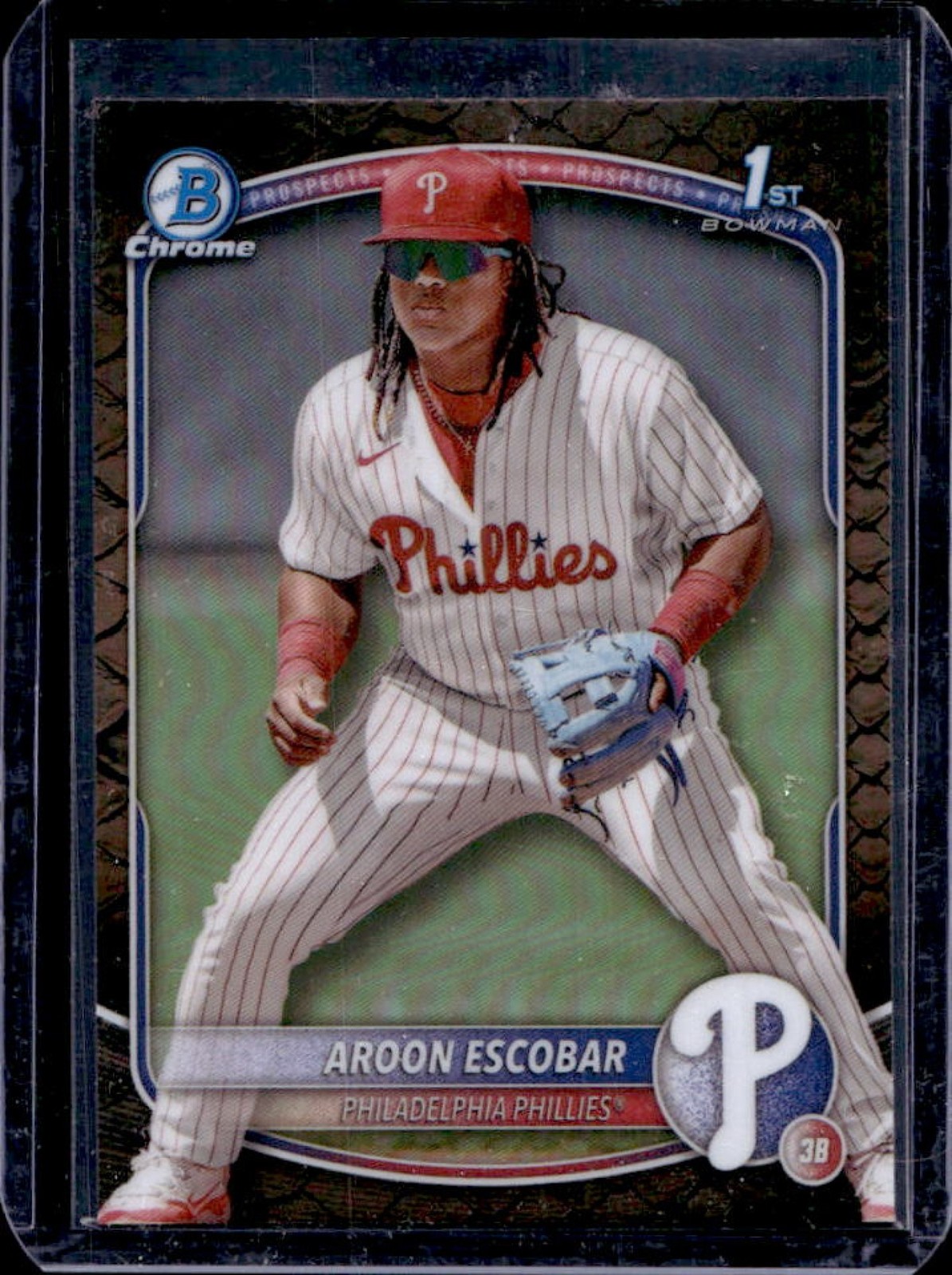 2025 Bowman Aroon Escobar Chrome Reptilian Refractor 1st #BCP-65