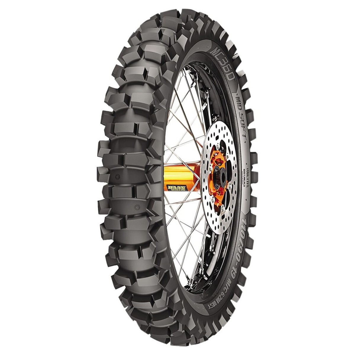 Metzeler MC360 MX Rear Tyre 140/80 18 M/CTL 70M MST MID SOFT - Image 3