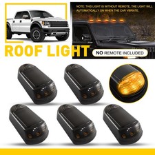5x For 2003-18 Dodge Ram Pickup Trucks Solar Powered Cab Lights Cab Roof Light X
