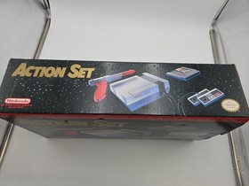Nintendo NES Action Set Home Console White Gray Retro Classic Gaming System