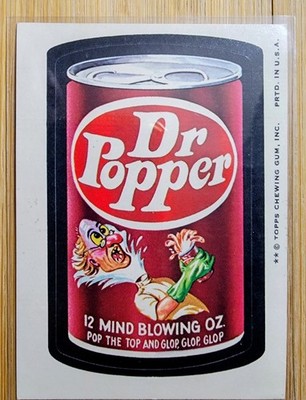1974 Topps Wacky Package DR. POPPER SODA