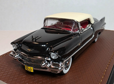 GLM 1:43 1956 Cadillac Eldorado Biarritz Camelot Gray Poly Red/White Int. RARE