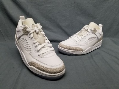 Nike Jordan Spizike Low Sneakers White Grey Men's Size 13 NEW NO BOX!