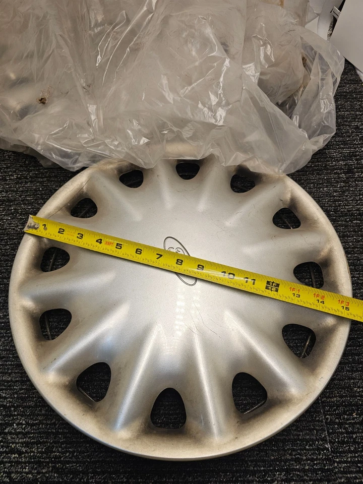 (CANTIDAD 2) Repuesto de cubierta de rueda tapacubos Ford 15" para Ford Contour 1995-99 *USADO Foto 4 de 4