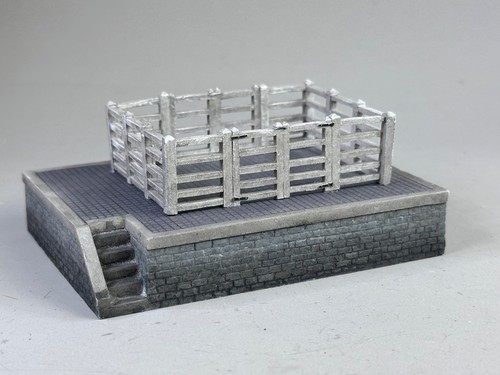 Muelle de ganado de piedra Bachmann Scenecraft calibre OO 44-0081 | Condition: Used
