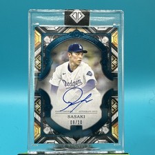 2025 Topps Transcendent Collection Roki Sasaki Rookie Showcase Auto RC Blue #/10