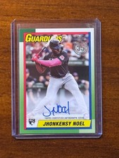 Topps 2025 Series 1 1990 Topps Auto Jhonkensy Noel RC Auto #90A-JN Guardians