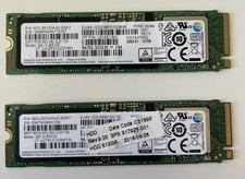 Lot of 2 Samsung PM981 512GB M.2 NVMe PCIe Internal SSD MZVLB512HAJQ-000H1/000H2