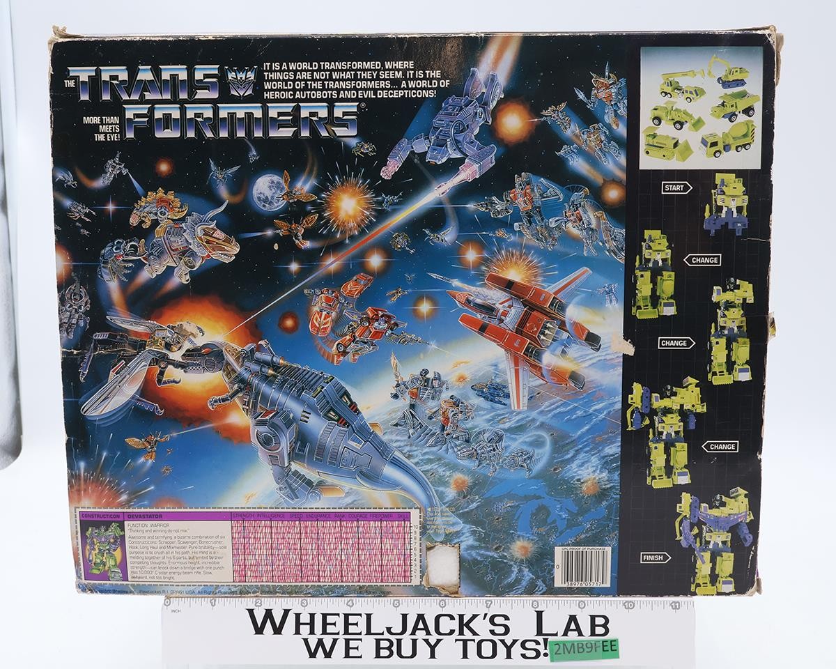 週末限定価格 トランスフォーマー G1 Devastator 100% Complete W Box 1985 Vintage Hasbro G1 Transformers