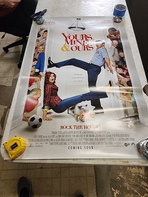 Yours, Mine and Ours (Final) Movie Theater Poster 27x40 Double Sided