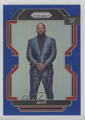 2022 Panini Prizm WWE Blue Prizm /199 MVP #134 1u4d