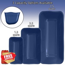 DallerSoode Chicken Duck Feeder 1.3 Qt 3pk Blue Small Trough