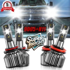 For Chevrolet Silverado 2500 2012-2018 LED Headlight Bulb Kit High Low Beam