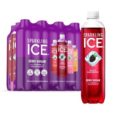 #ad Sparkling Ice Purple Variety Pack Flavored Sparkling Water 17 fl oz 12 count. $11.89