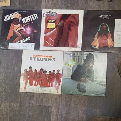Johnny Winter Herbie Mann Argent B.T. Express Frankie Miller Band LP Vinyl Promo