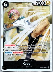 One Piece TCG Koby EB04-044 Super Rare Foil Adventure on Kami's Island