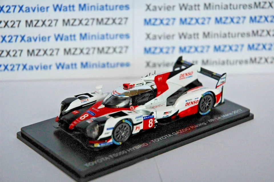 VOITURE 24 HEURES LE MANS 2017 TOYOTA TS050 HYBRID GAZOO RACING #8 - Photo 1/4