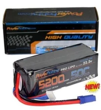 Powerhobby 6S 22.2V 5200mAh 50C Lipo Battery w EC5 Plug : Arrma Typhon Senton