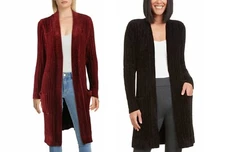 Matty M Women's Chenille Cardigan