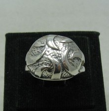 Stylish Genuine Sterling Silver Ring Stamped Solid 925 Perfect Quality Empress