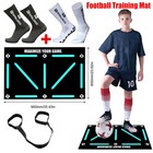 Football Training Mat Non Slip Kids Adults Dribble Training Carpet Gift