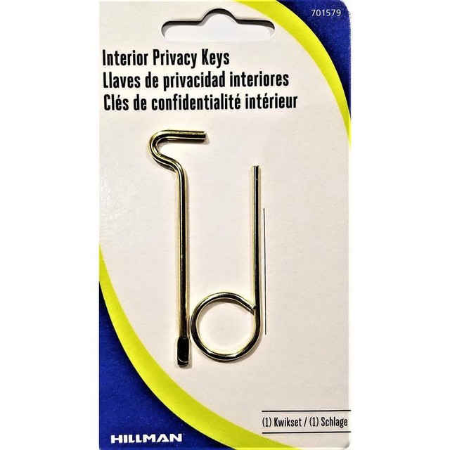 Hillman Interior Privacy Keys for Kwikset & Schlage Doors for sale online eBay
