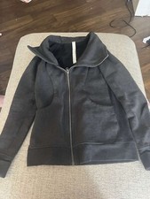 Size 4 lululemon scuba jacket dark gray