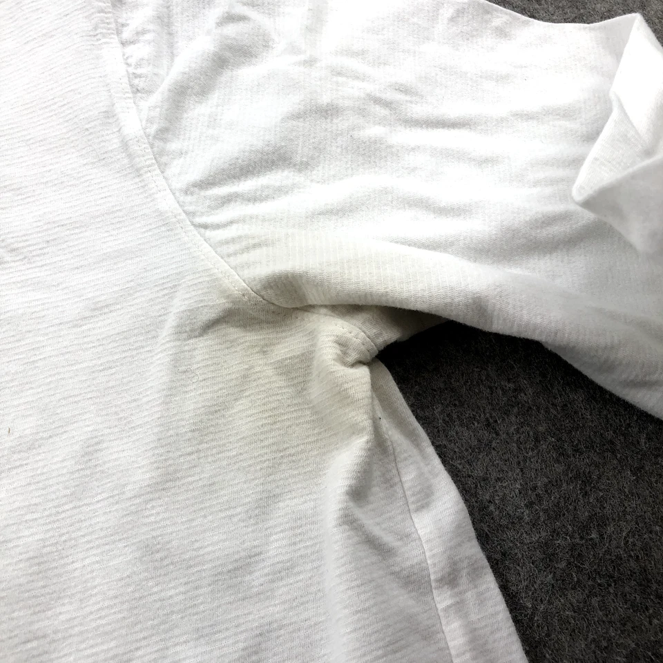 Camisa Under Armour Para Hombres XL Blanca Deletrear Logo Gimnasio Informal Gimnasio Entrenamiento * Foto 4 de 4