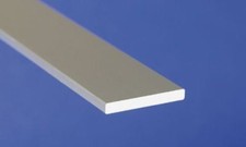 Aluminium Flat Bar anodised section, profile strip rod 1 m, Various Sizes