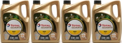 TOTAL Quartz Ineo ECS 5W-30 Motoröl 4x 5 = 20 Liter