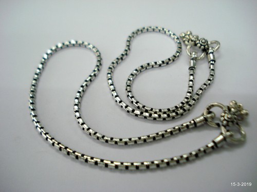 ethnic tribal silver anklet feet bracelet ankle chain anklet pair handmade - Foto 1 di 6
