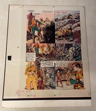 BUCK ROGERS heavy metal mag ART 4 color acetate 1979 GRAY MORROW LUNAR LOONY