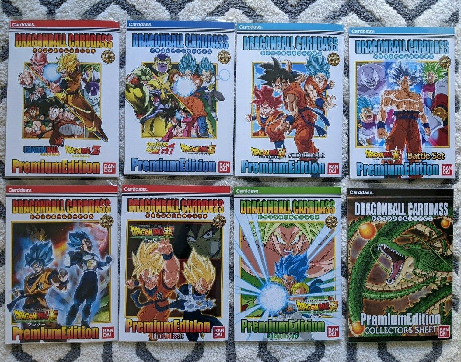 Dragon Ball CARDDASS Premium Edition DX 7 Set of 42 Cards