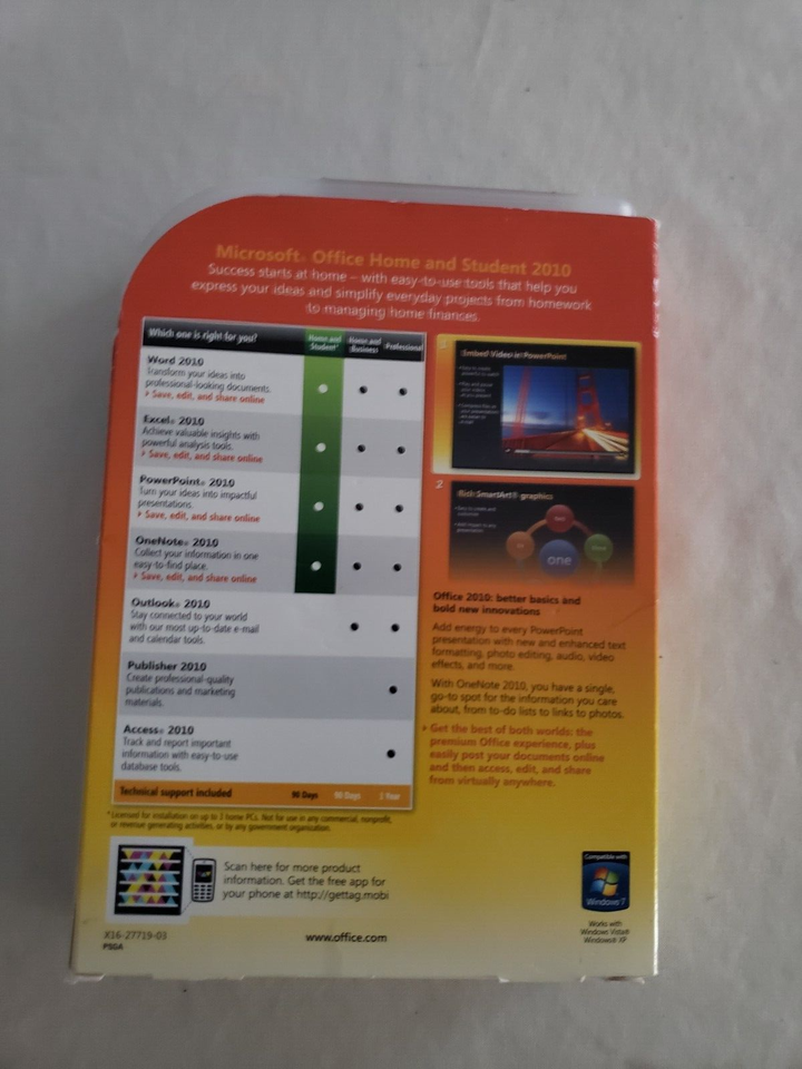 Microsoft MS Office 2010 Home and Student Family Pack For 3PCs x3 eBay