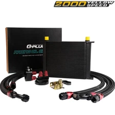 Fits For Universal Engine AN-10 Oil Cooler + Filter Relocation Kit 30 Row 