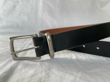 Coach Men s Black Leather Belt 34" Vintage