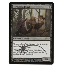 Magic the Gathering TORMENTED SOUL #67 Foil Promo Card 2011 DCI NM
