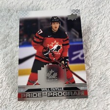 2022 UD TEAM CANADA JR WILL CUYLLE PRIDE OF THE PROGRAM CARD# 75