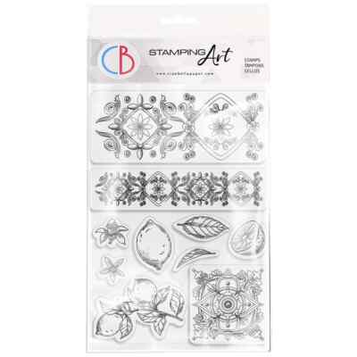 Clear Stamp-CIAO BELLA-Stempel transp.-Caltagirone-mediterran-PS6022