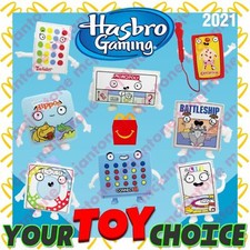 McDonald's 2021 HASBRO GAMING Small Travel CAR Family Game YOUR Toy CHOICE