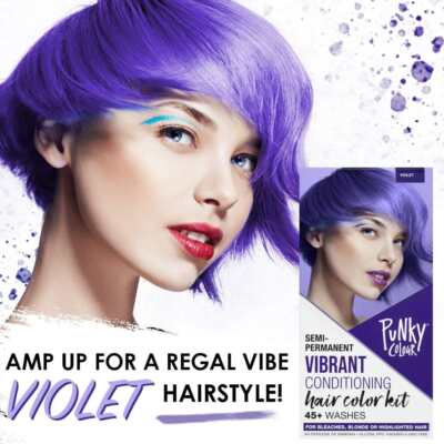 Punky Colour Box Kit Violet Semi Permanent Hair Color