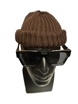 Kbethos KBW-507 New Thick Ribbed Warm Winter Knit Unisex Brown Beanie Hat