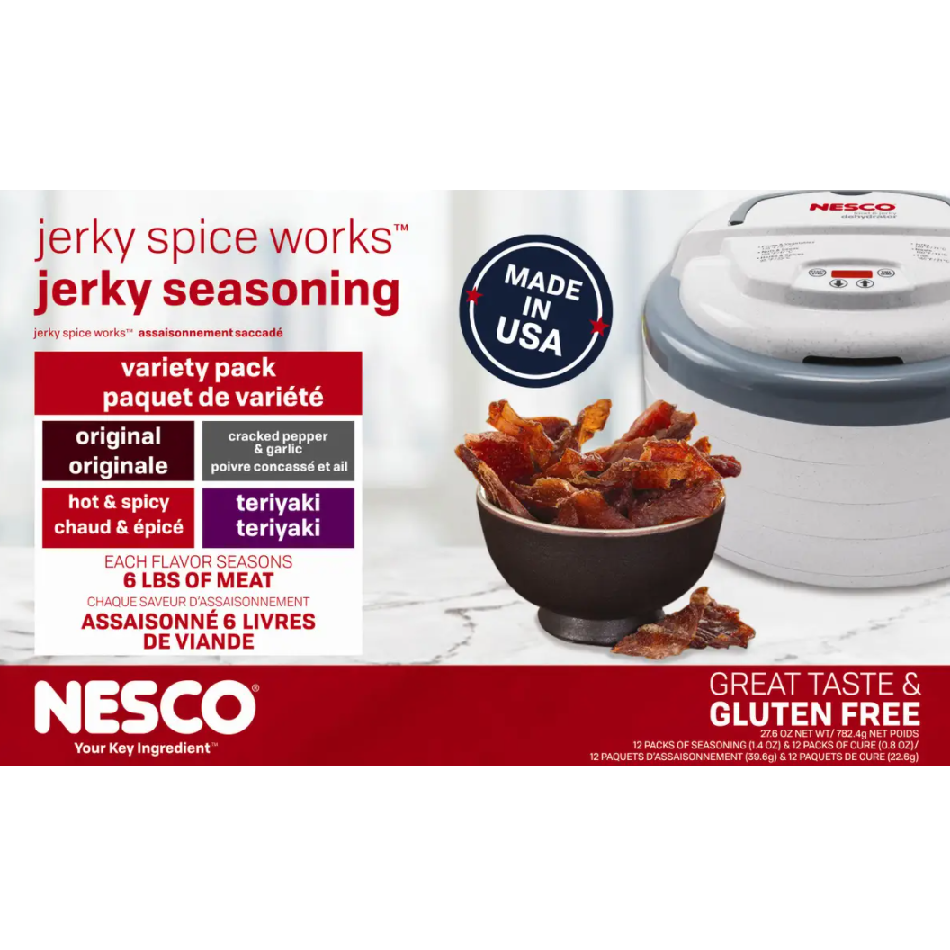 NESCO Jerky Seasoning Variety Pack (12 Pack) eBay