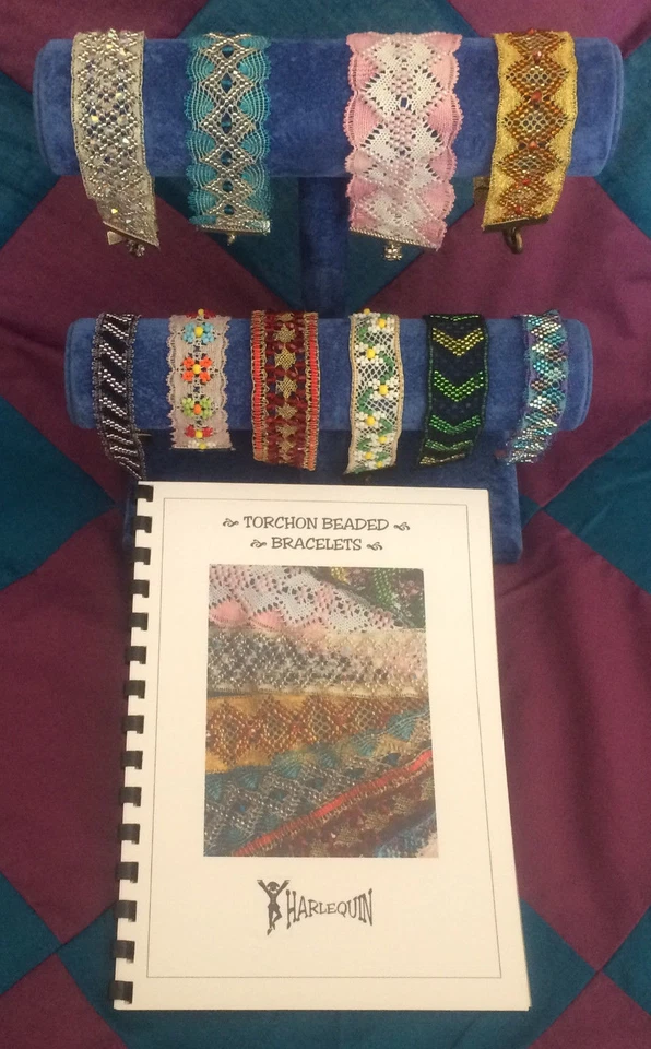 Torchon Beaded Bracelets Book Original Design by Harlequin Lace 3rd Edition - Image 2 of 4