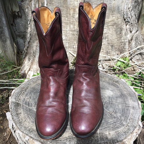 Leather Ropers Western Cowboy Boots | eBay